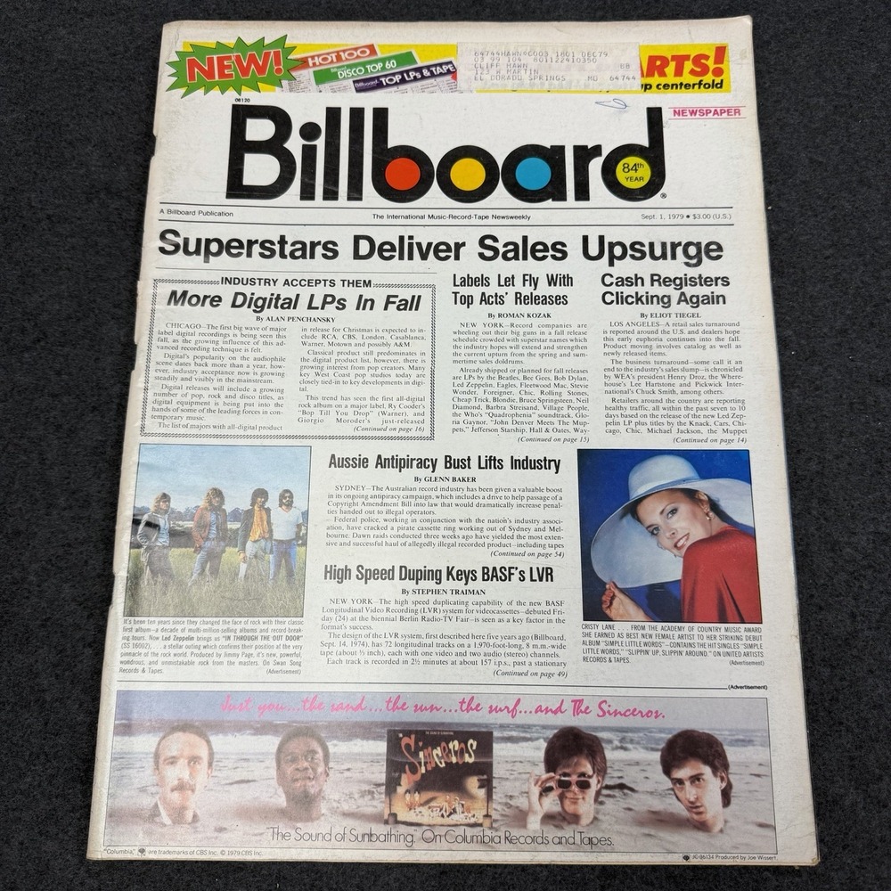 BILLBOARD Magazine Vintage September 1 1979